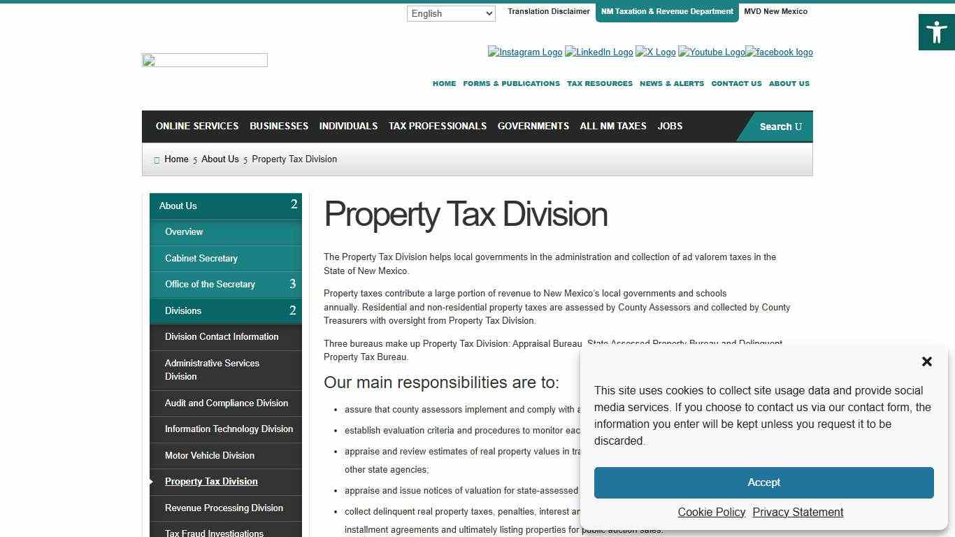 Property Tax Division : Taxation and Revenue New Mexico